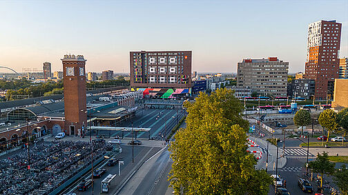 Station en busplein